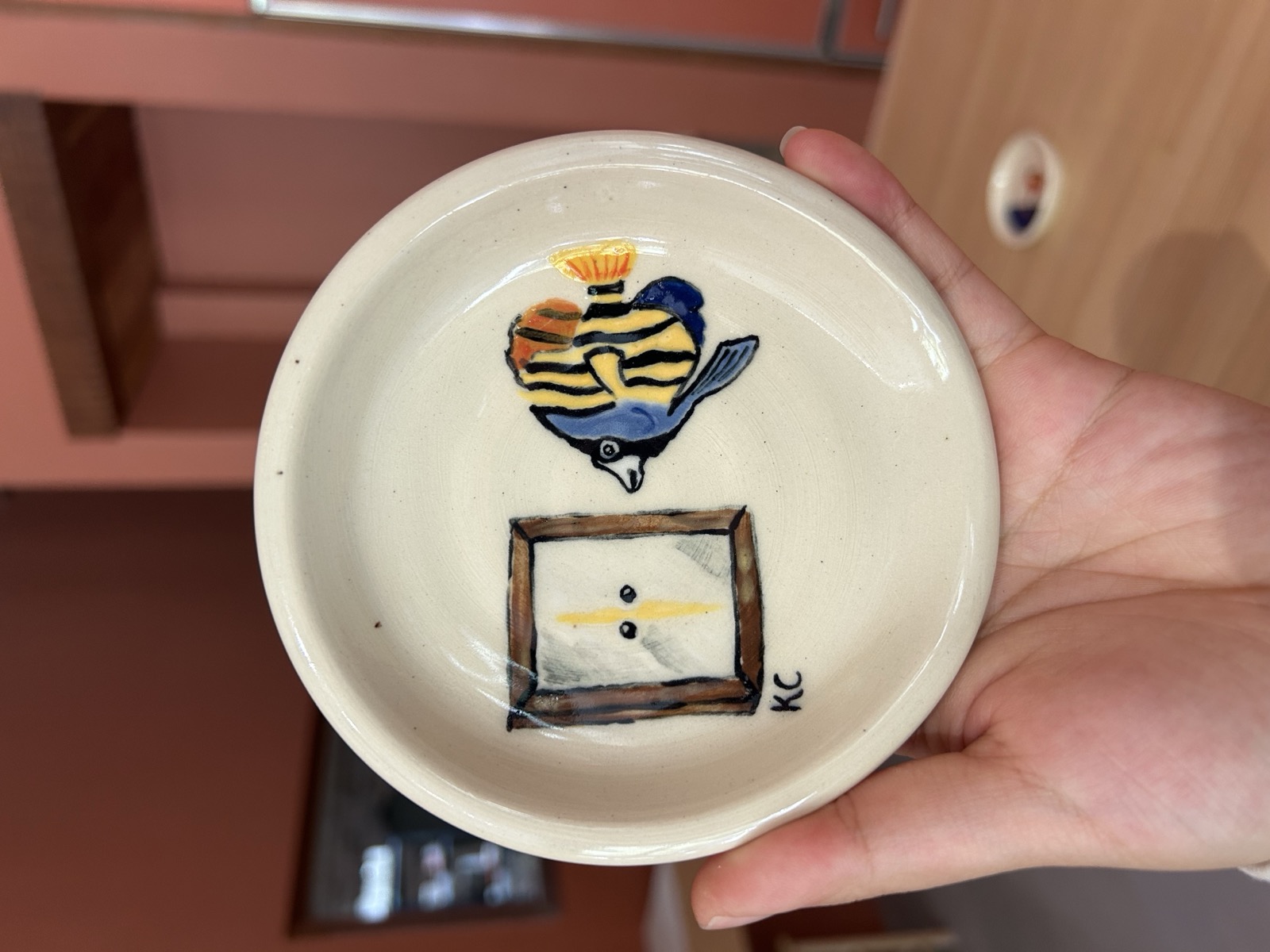Glazed stoneware bowl